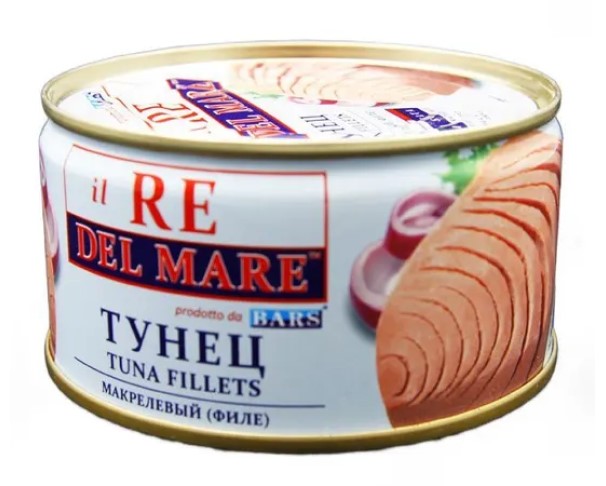 Тунец БАРС макрелевый натуральный ключ 185г ж/б / интернет-магазин напитков Лоза в Улан-Удэ