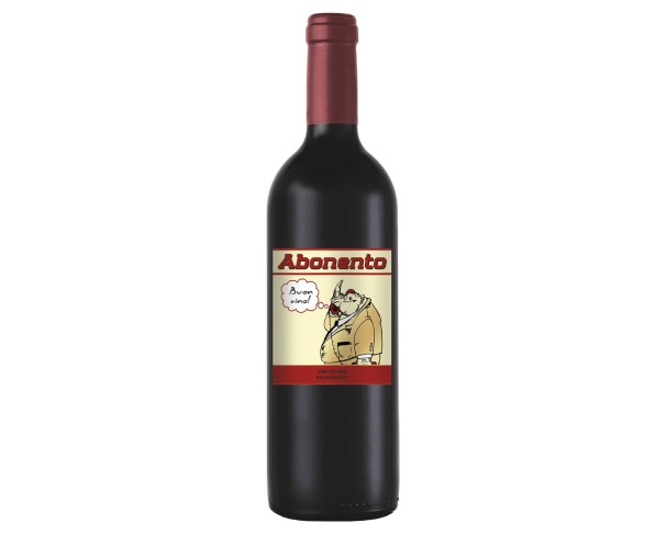 Вино АБОНЕНТО красное полусладкое 10,5% 750мл  / интернет-магазин напитков Лоза в Улан-Удэ