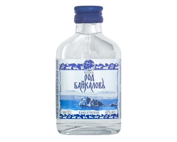 Водка РОД БАЙКАЛОВЪ Классическая 40% 100мл фляжка / интернет-магазин напитков Лоза в Улан-Удэ