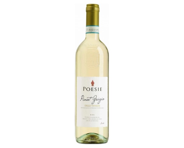 Вино ПОЭЗИ Пино Гриджо белое сухое 12% 750мл / интернет-магазин напитков Лоза в Улан-Удэ