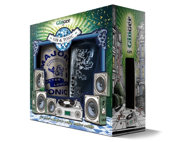 Джин ДРОП ОФ ДЖИНЖЕР Оригинальный 40% 500мл п/у + тоник МАЖОР 500мл / интернет-магазин напитков Лоза в Улан-Удэ