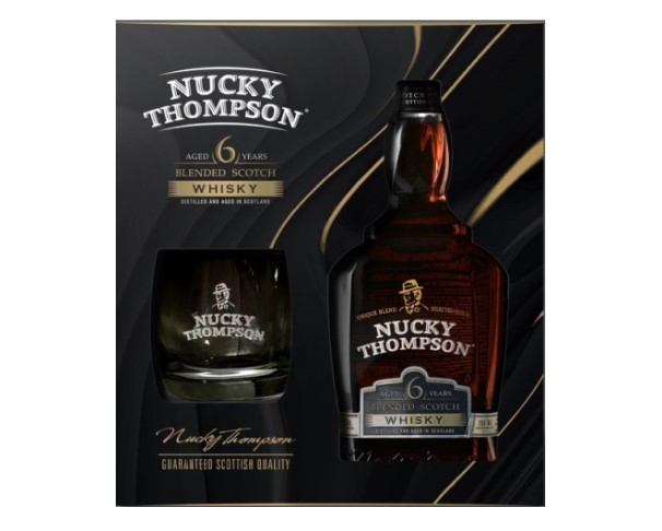 Виски НАКИ ТОМПСОН 6 лет 700мл п/у + бокал / интернет-магазин напитков Лоза в Улан-Удэ