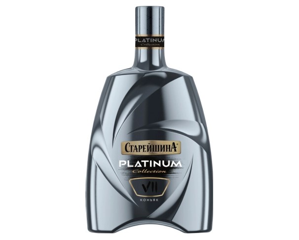 Коньяк России СТАРЕЙШИНА Платинум Коллекшн КВ 7лет 500мл / интернет-магазин напитков Лоза в Улан-Удэ