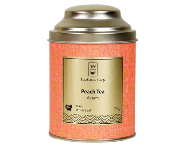 Чай Indian Cap Персиковый 75г ж/б / интернет-магазин напитков Лоза в Улан-Удэ