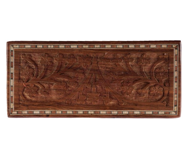 Набор подарочный Indian Cap чай 2*30г + чайная ложка (дер резная шкатулка) / интернет-магазин напитков Лоза в Улан-Удэ