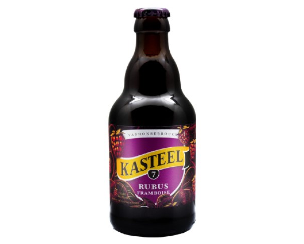 Пиво ВАН ХОНЗЕБРУК Кастил Рубус Фрамбойс 7' 7% 330мл ст/б / интернет-магазин напитков Лоза в Улан-Удэ