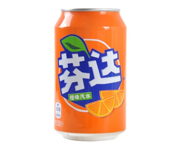 Вода газ. ФАНТА Апельсин 330мл ж/б Китай / интернет-магазин напитков Лоза в Улан-Удэ