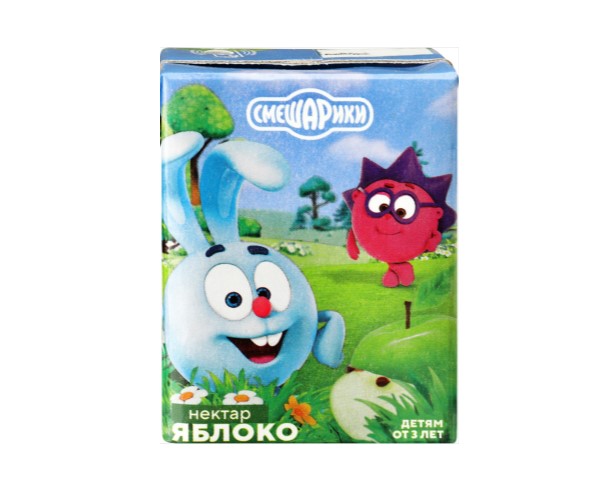 Нектар СМЕШАРИКИ Яблоко 200мл т/п / интернет-магазин напитков Лоза в Улан-Удэ