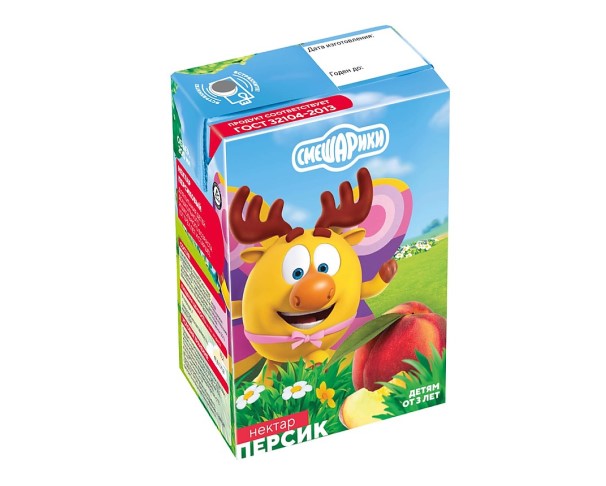 Нектар СМЕШАРИКИ Персик 200мл т/п / интернет-магазин напитков Лоза в Улан-Удэ