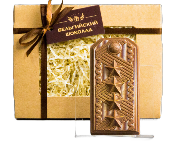 Шок фигура ВЕК ШОКОЛАДА Погон 60г / интернет-магазин напитков Лоза в Улан-Удэ