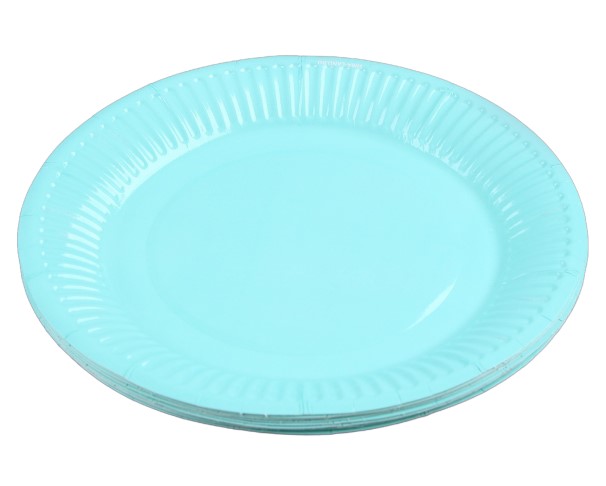 Тарелка картон 18см 10шт цвет красный/мятный / интернет-магазин напитков Лоза в Улан-Удэ