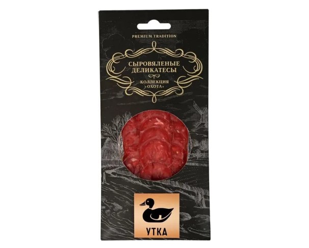 Колбаса ОХОТА из утки с/в 75г нарезка / интернет-магазин напитков Лоза в Улан-Удэ