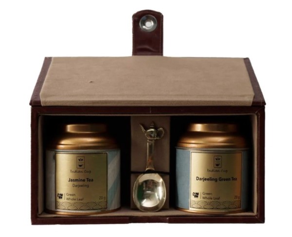 Набор подарочный Indian Cap 4предм (кожаный бокс) / интернет-магазин напитков Лоза в Улан-Удэ