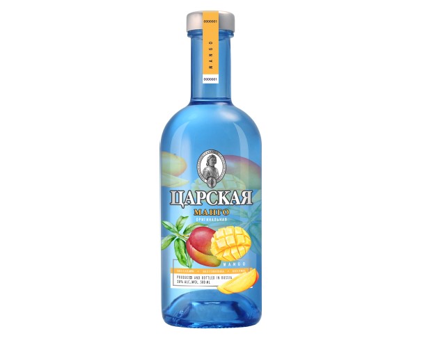 Настойка горькая ЦАРСКАЯ Оригинальная манго 38% 500мл / интернет-магазин напитков Лоза в Улан-Удэ