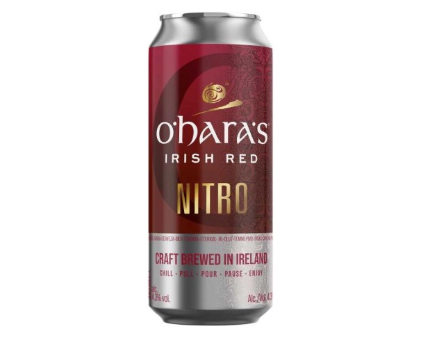 Пиво КАРЛОУ О`Хара Айриш Ред Нитро 4.3% 440мл ж/б / интернет-магазин напитков Лоза в Улан-Удэ
