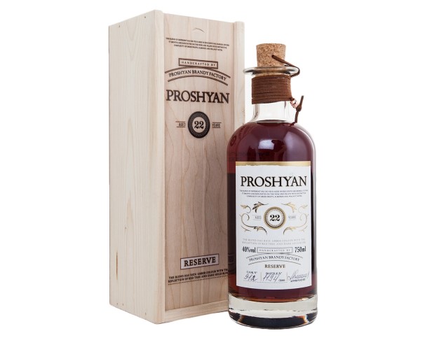Коньяк ПРОШЯН РЕЗЕРВ ОС 22 года армянский марочный 40% 750мл п/у / интернет-магазин напитков Лоза в Улан-Удэ