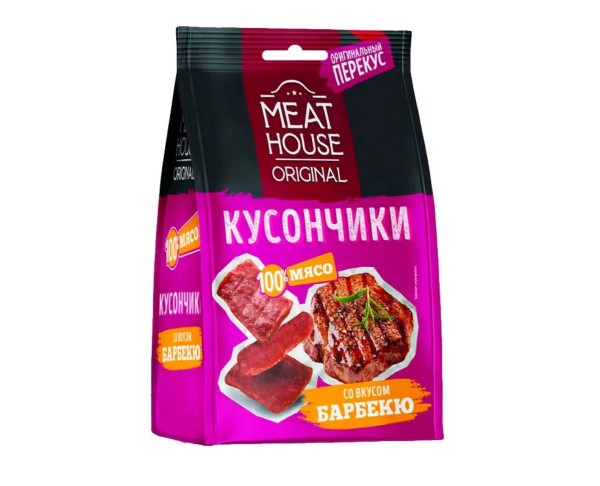 Кусончики МИТ ХАУС Свинина с барбекю 30гр / интернет-магазин напитков Лоза в Улан-Удэ