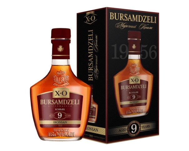 Коньяк БУРСАМДЗЕЛИ КВ марочный выдерж. 40% 500мл п/у / интернет-магазин напитков Лоза в Улан-Удэ