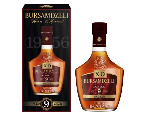 Коньяк БУРСАМДЗЕЛИ КВВК выдерж. высшего кач-ва марочный 40% 500мл п/у / интернет-магазин напитков Лоза в Улан-Удэ