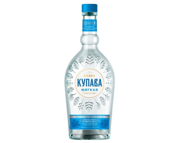Водка КУПАВА Мягкая 40% 500мл / интернет-магазин напитков Лоза в Улан-Удэ