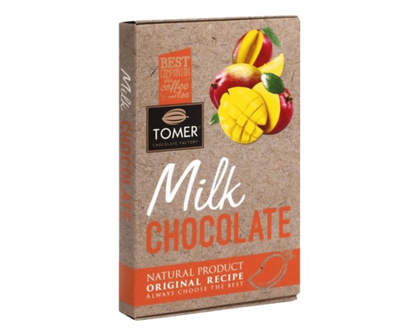 Шоколад ТОМЕР молочный с нач Манго 90г / интернет-магазин напитков Лоза в Улан-Удэ