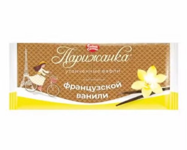 Вафли Сладкая слобода Парижанка со вскусом ванили 210г / интернет-магазин напитков Лоза в Улан-Удэ