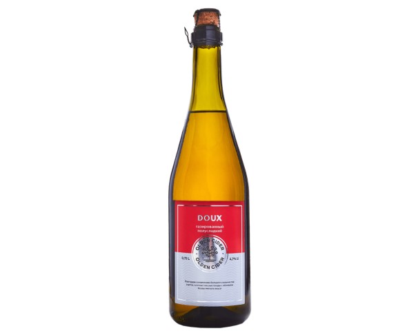 Сидр ОЛДЕН DOUX п/слад 4.7% 750мл ст/б / интернет-магазин напитков Лоза в Улан-Удэ