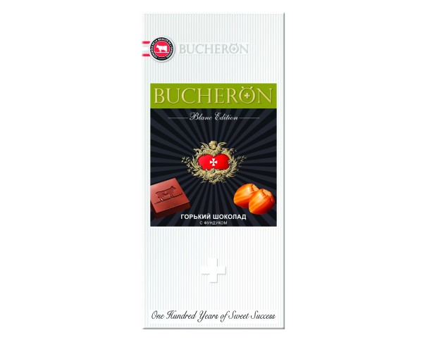 Шоколад BUCHERON Blanc Edition горький фундук 85г / интернет-магазин напитков Лоза в Улан-Удэ