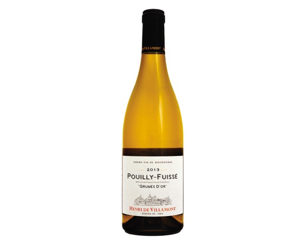 Вино ГРЮМЕ д'Ор Пуйи-Фюиссе АОС Анри де Виллямон бел/сухое выдерж. 13% 750мл / интернет-магазин напитков Лоза в Улан-Удэ