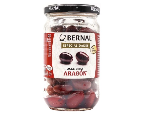Оливки БЕРНАЛ Aрагон вяленые с/к 180г ст/б / интернет-магазин напитков Лоза в Улан-Удэ