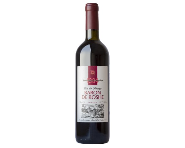 Вино России БАРОН ДЕ РОШ красное п/сл ординар 750мл / интернет-магазин напитков Лоза в Улан-Удэ