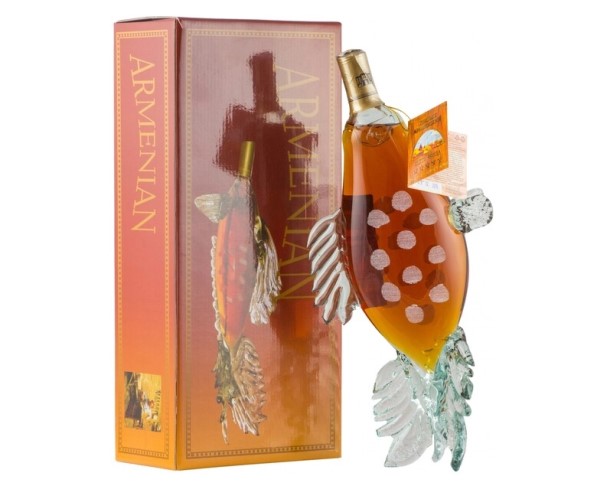 Коньяк ПЯТЬ ЗВЕЗД 5 лет Рыба 40% 500мл п/у / интернет-магазин напитков Лоза в Улан-Удэ