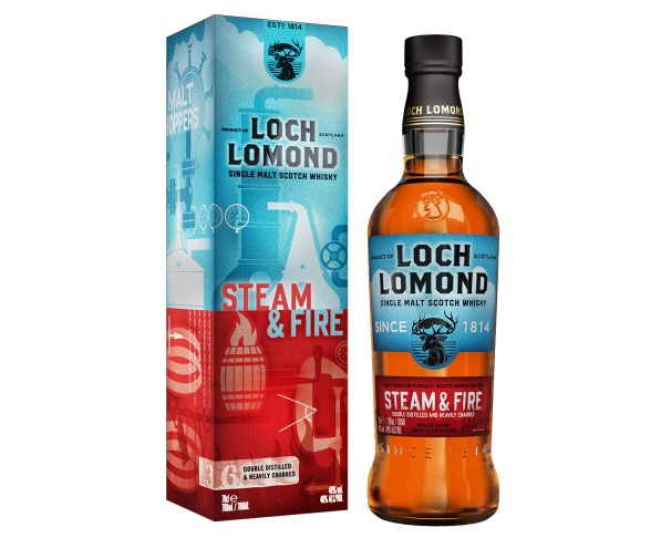 Виски ЛОХ ЛОМОНД Стим энд Файр Сингл Молт односолодовый 46% 700мл п/у / интернет-магазин напитков Лоза в Улан-Удэ