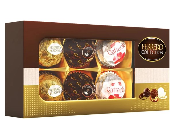 Конфеты ФЕРРЕРО Коллекция 64,8г / интернет-магазин напитков Лоза в Улан-Удэ