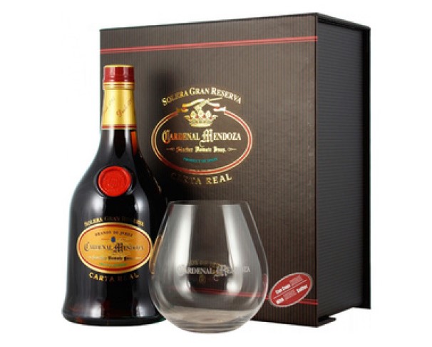 Бренди КАРДИНАЛ МЕНДОЗА Херес Солера Гран Резерва Карта Реал 40% 700мл пу+бок / интернет-магазин напитков Лоза в Улан-Удэ