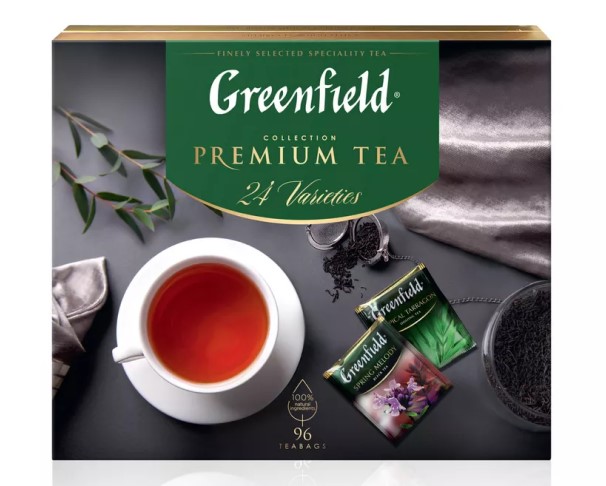 Чай GREENFIELD Коллекция 24вида 96пак 167,2г / интернет-магазин напитков Лоза в Улан-Удэ