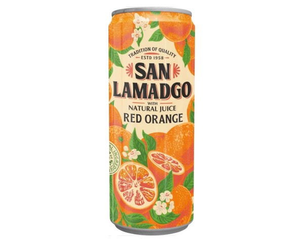 Напиток газ САН ЛАМАДЖО Кр апельсин 430мл ж/б / интернет-магазин напитков Лоза в Улан-Удэ
