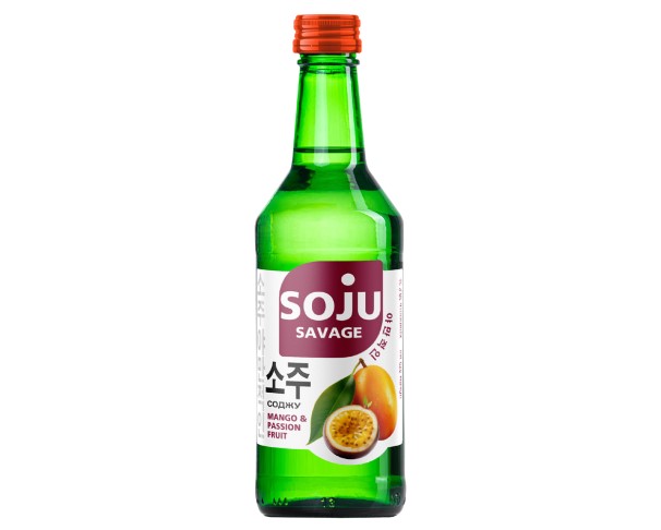 Аперитив СОДЖУ Савэч Манго Маракуйя 18,2% 375мл (СТМ) / интернет-магазин напитков Лоза в Улан-Удэ