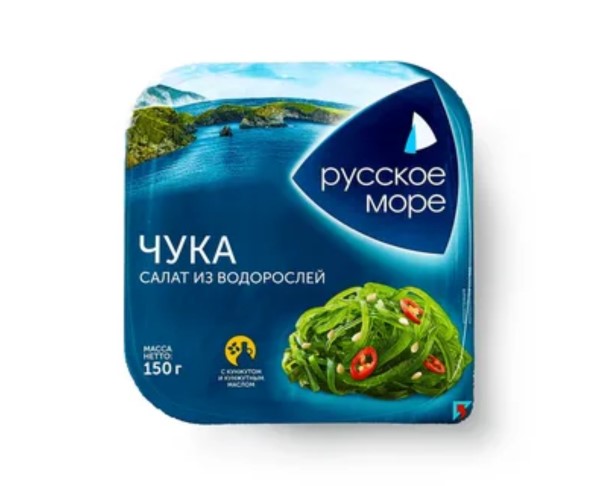 Салат Чука РУССКОЕ МОРЕ из водорослей 150г / интернет-магазин напитков Лоза в Улан-Удэ