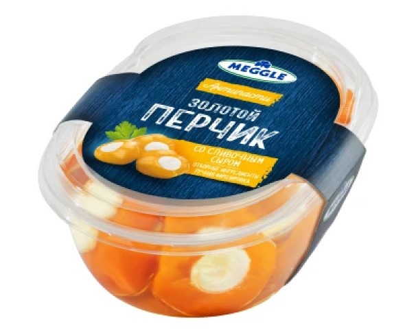 Перчик MEGGLE Золотой со сливочным сыром 210г / интернет-магазин напитков Лоза в Улан-Удэ