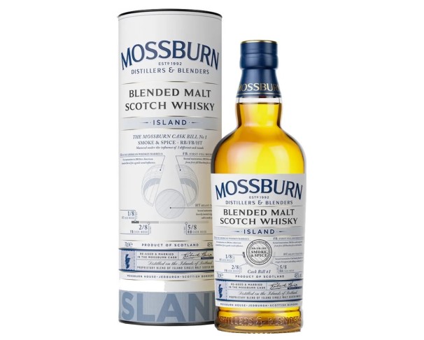 Виски МОССБЕРН Блендед Молт Скотч Виски Айлэнд солодовый 46% 700мл п/у / интернет-магазин напитков Лоза в Улан-Удэ