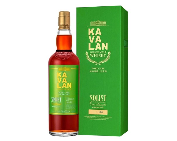 Виски КАВАЛАН Солист Порт Каск Сингл Каск Стренгс односолод. 57,1%  700мл п/у / интернет-магазин напитков Лоза в Улан-Удэ