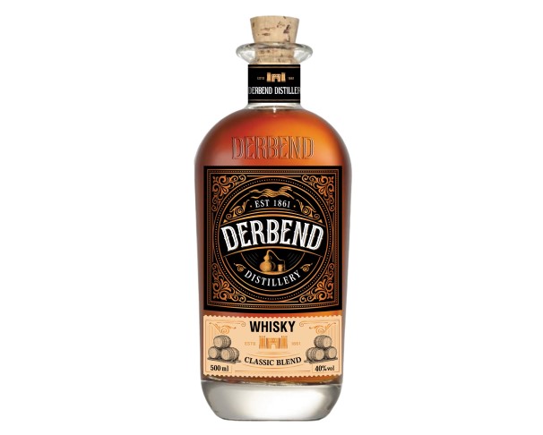 Виски ДЕРБЕНД Дистиллери Классик Бленд 40% 500мл / интернет-магазин напитков Лоза в Улан-Удэ