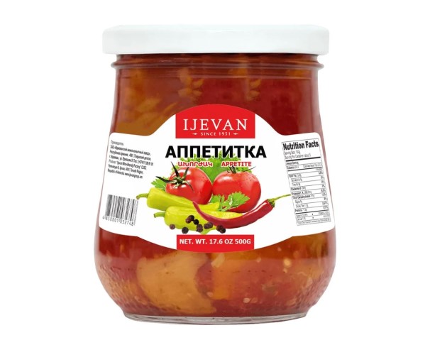 Закуска ИДЖЕВАН Аппетитка 500г / интернет-магазин напитков Лоза в Улан-Удэ