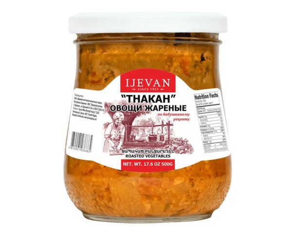 Овощи ИДЖЕВАН Тнакан жареные 500г / интернет-магазин напитков Лоза в Улан-Удэ