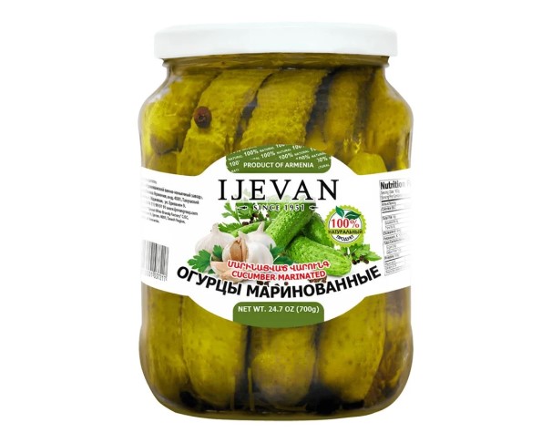 Огурцы ИДЖЕВАН Маринованные 700г / интернет-магазин напитков Лоза в Улан-Удэ