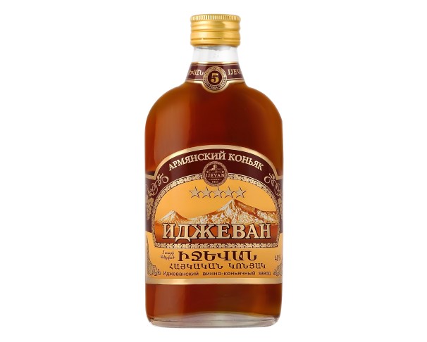 Коньяк ИДЖЕВАН 3 года 40% 100мл фляжка / интернет-магазин напитков Лоза в Улан-Удэ