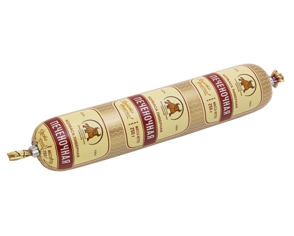 Колбаса СПК Ливерная печеночная 250г / интернет-магазин напитков Лоза в Улан-Удэ