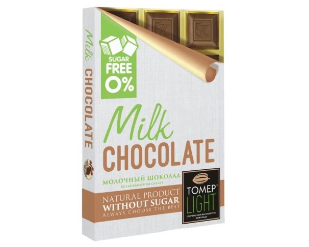 Шоколад ТОМЕР молочный 35% какао 90г / интернет-магазин напитков Лоза в Улан-Удэ