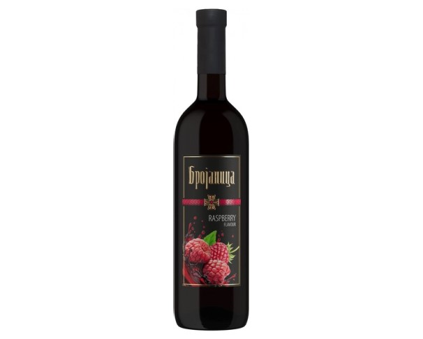 Напиток плодовый БРОЯНИЦА Малина полусладкий 10,5% 750мл / интернет-магазин напитков Лоза в Улан-Удэ